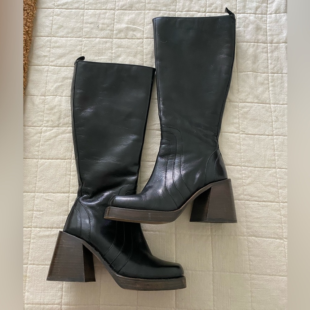 Steve madden boots platform 90s